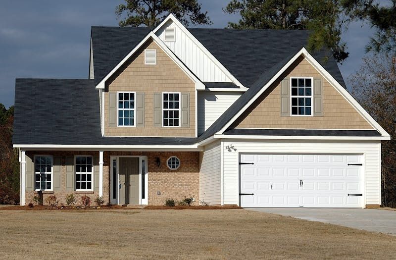 Residential street in Lanham, Maryland